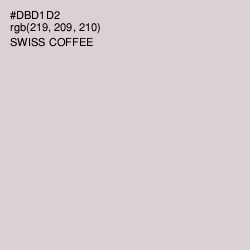 #DBD1D2 - Swiss Coffee Color Image